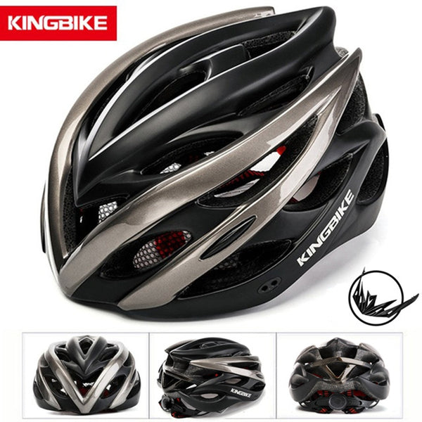 KINGBIKE Bicycle Cycling Helmets MTB Ultralight With Visor Titanium Breathable Road Mountain Bike Helmet