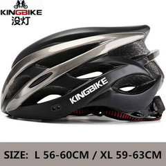 KINGBIKE Bicycle Cycling Helmets MTB Ultralight With Visor Titanium Breathable Road Mountain Bike Helmet