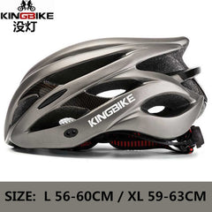 KINGBIKE Bicycle Cycling Helmets MTB Ultralight With Visor Titanium Breathable Road Mountain Bike Helmet