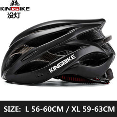 KINGBIKE Bicycle Cycling Helmets MTB Ultralight With Visor Titanium Breathable Road Mountain Bike Helmet