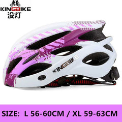 KINGBIKE Bicycle Cycling Helmets MTB Ultralight With Visor Titanium Breathable Road Mountain Bike Helmet