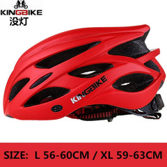 KINGBIKE Bicycle Cycling Helmets MTB Ultralight With Visor Titanium Breathable Road Mountain Bike Helmet