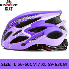 KINGBIKE Bicycle Cycling Helmets MTB Ultralight With Visor Titanium Breathable Road Mountain Bike Helmet