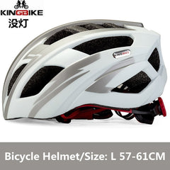 KINGBIKE Bicycle Cycling Helmets MTB Ultralight With Visor Titanium Breathable Road Mountain Bike Helmet